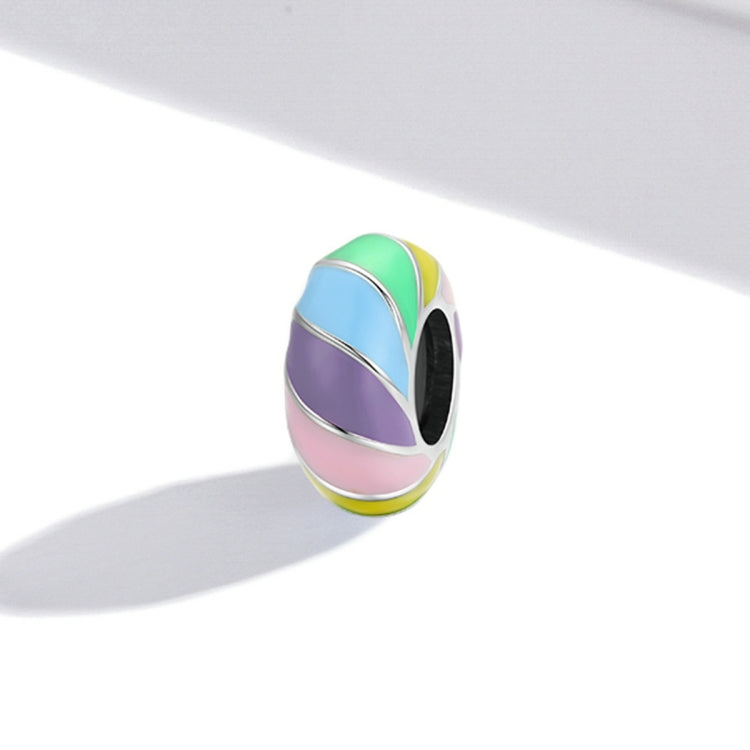 S925 Sterling Silver Rainbow Beads DIY Bracelet Necklace Accessories