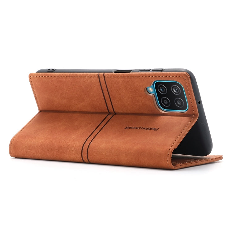 For Samsung Galaxy A42 5G Dream Magnetic Suction Business Horizontal Flip PU Leather Case with Holder & Card Slot & Wallet