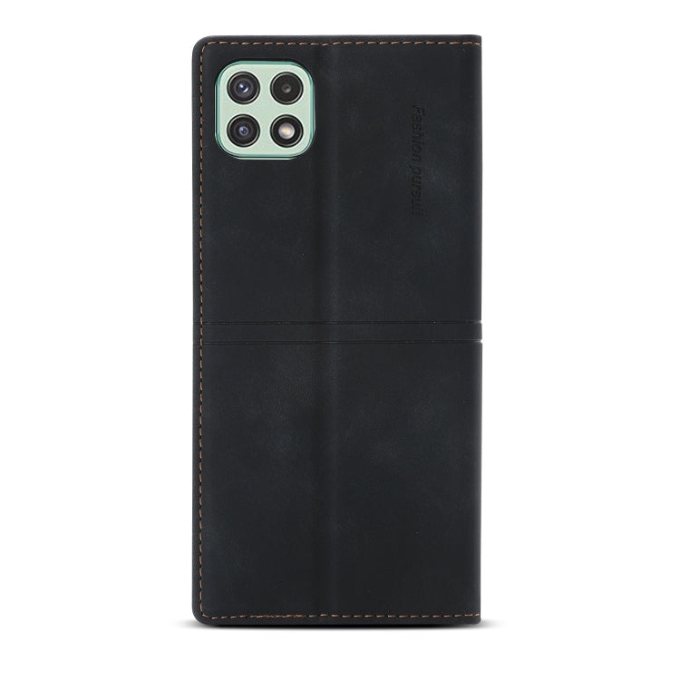 For Samsung Galaxy A22 5G Dream Magnetic Suction Business Horizontal Flip PU Leather Case with Holder & Card Slot & Wallet