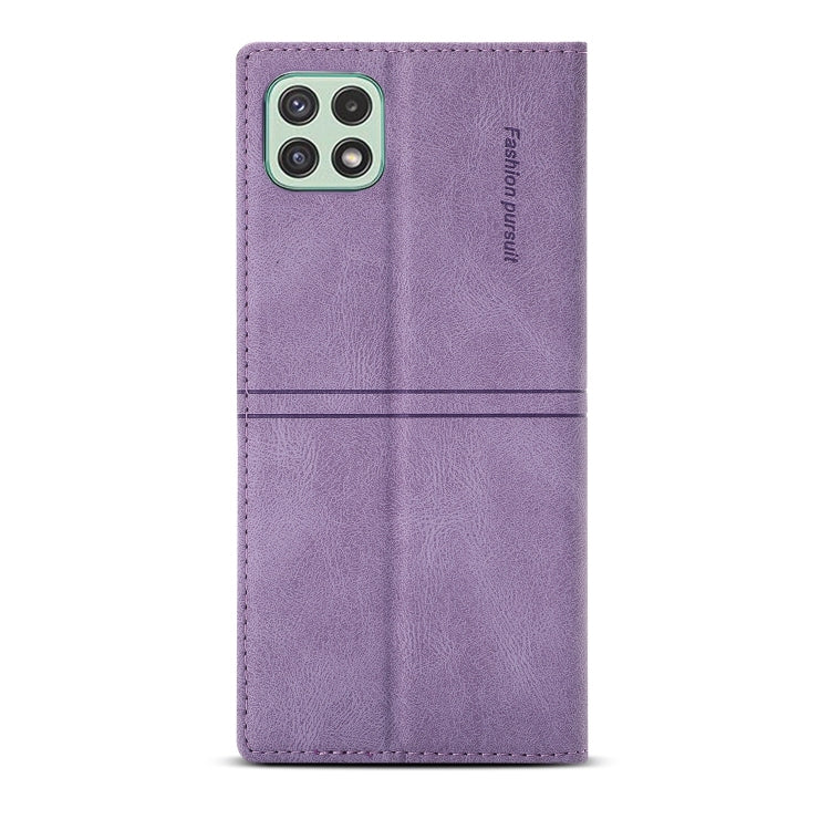 For Samsung Galaxy A22 5G Dream Magnetic Suction Business Horizontal Flip PU Leather Case with Holder & Card Slot & Wallet