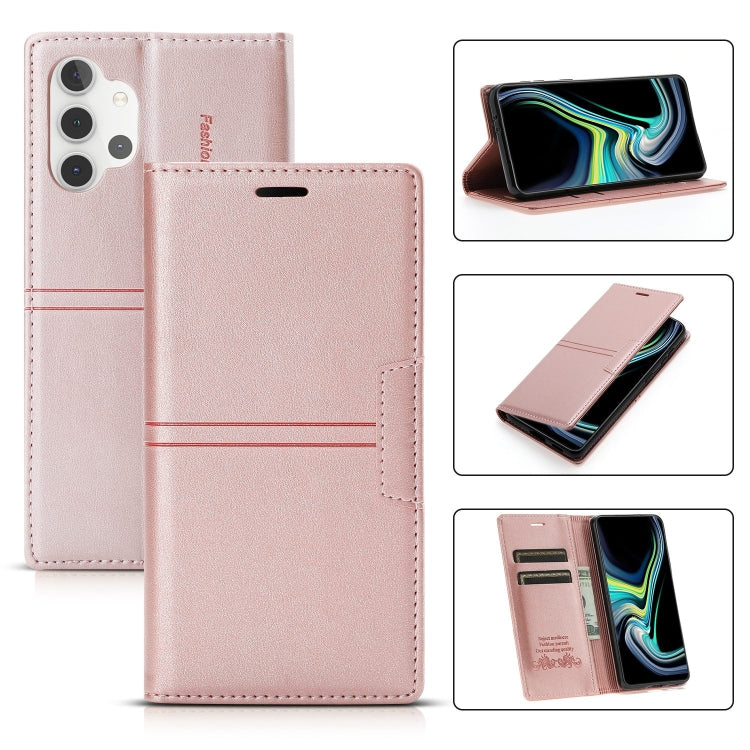 For Samsung Galaxy A32 4G Dream Magnetic Suction Business Horizontal Flip PU Leather Case with Holder & Card Slot & Wallet