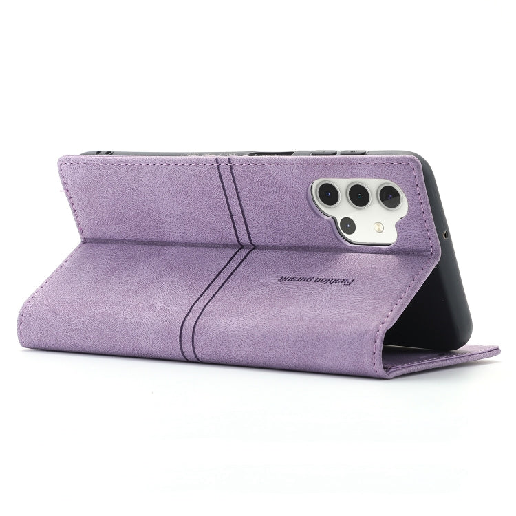 For Samsung Galaxy A32 4G Dream Magnetic Suction Business Horizontal Flip PU Leather Case with Holder & Card Slot & Wallet