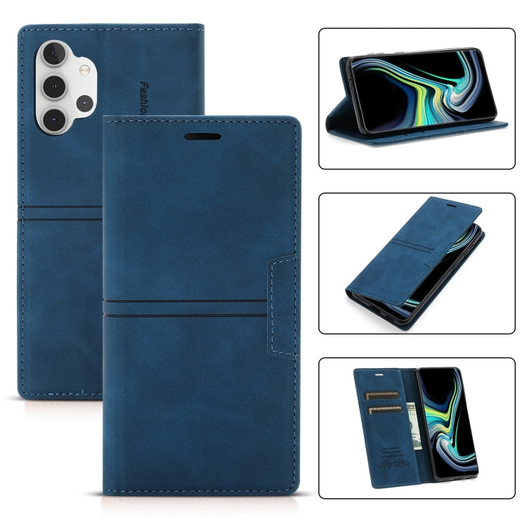 For Samsung Galaxy A72 5G / 4G Dream Magnetic Suction Business Horizontal Flip PU Leather Case with Holder & Card Slot & Wallet