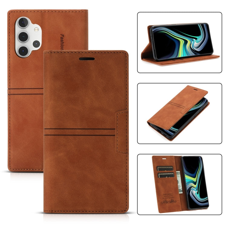 For Samsung Galaxy A72 5G / 4G Dream Magnetic Suction Business Horizontal Flip PU Leather Case with Holder & Card Slot & Wallet