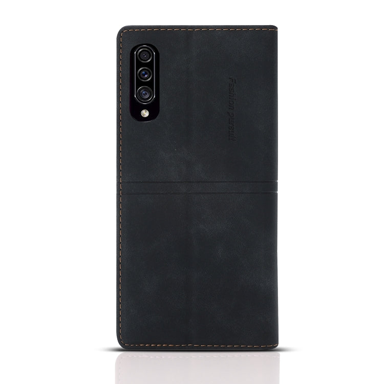 For Samsung Galaxy A70 Dream Magnetic Suction Business Horizontal Flip PU Leather Case with Holder & Card Slot & Wallet