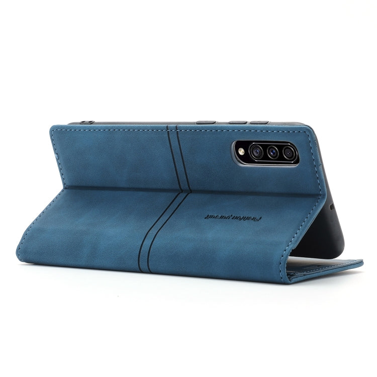 For Samsung Galaxy A70 Dream Magnetic Suction Business Horizontal Flip PU Leather Case with Holder & Card Slot & Wallet