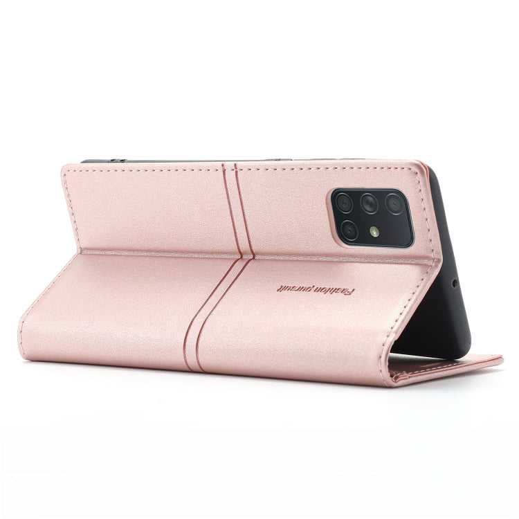 For Samsung Galaxy A81 Dream Magnetic Suction Business Horizontal Flip PU Leather Case with Holder & Card Slot & Wallet