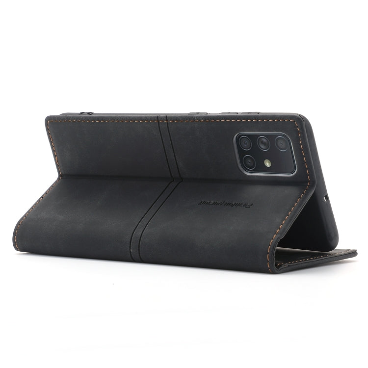 For Samsung Galaxy A81 Dream Magnetic Suction Business Horizontal Flip PU Leather Case with Holder & Card Slot & Wallet