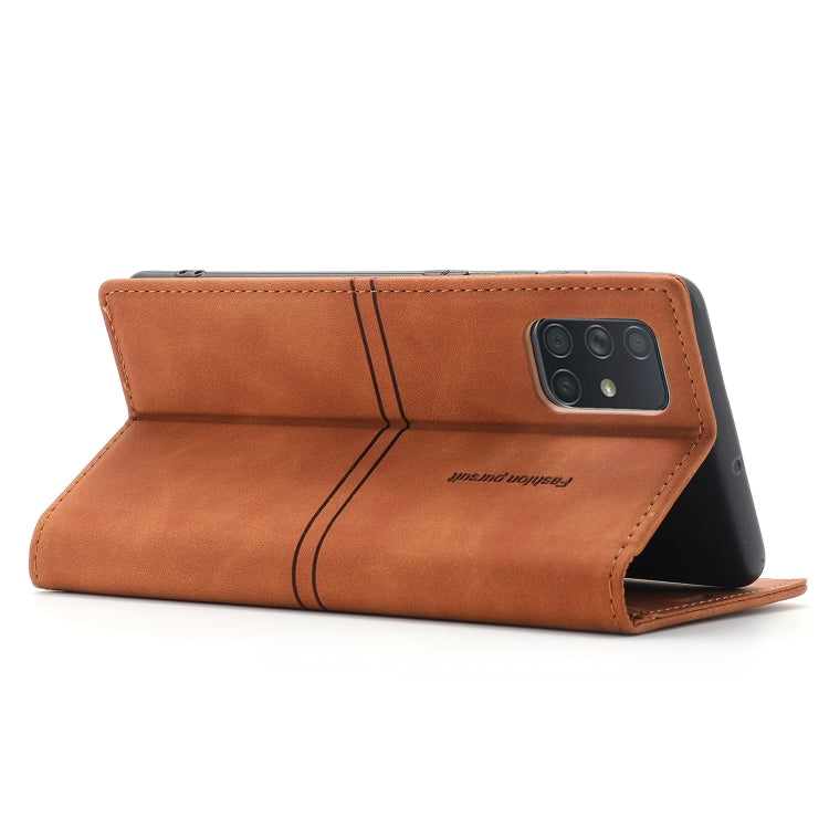 For Samsung Galaxy A81 Dream Magnetic Suction Business Horizontal Flip PU Leather Case with Holder & Card Slot & Wallet