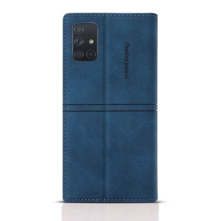 For Samsung Galaxy A91 Dream Magnetic Suction Business Horizontal Flip PU Leather Case with Holder & Card Slot & Wallet