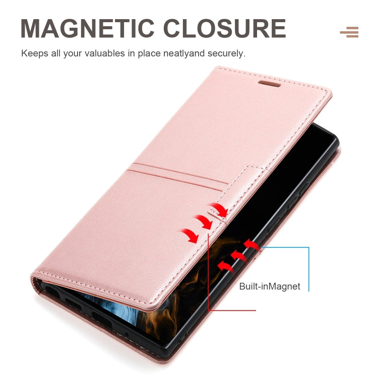 For Samsung Galaxy Note9 Dream Magnetic Suction Business Horizontal Flip PU Leather Case with Holder & Card Slot & Wallet