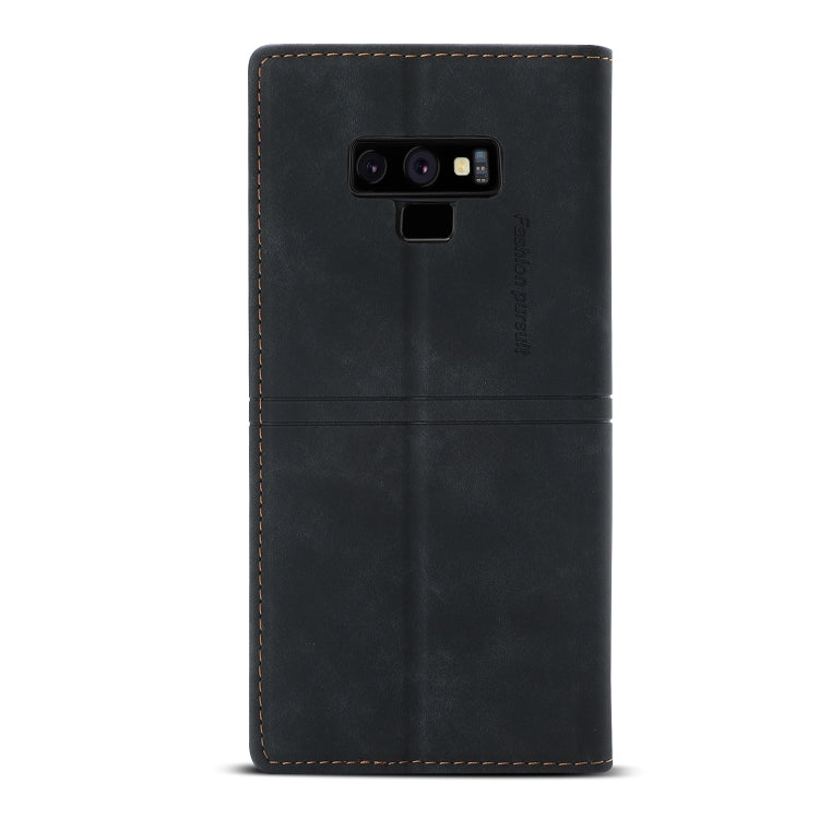 For Samsung Galaxy Note9 Dream Magnetic Suction Business Horizontal Flip PU Leather Case with Holder & Card Slot & Wallet