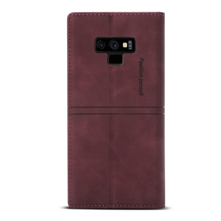 For Samsung Galaxy Note9 Dream Magnetic Suction Business Horizontal Flip PU Leather Case with Holder & Card Slot & Wallet