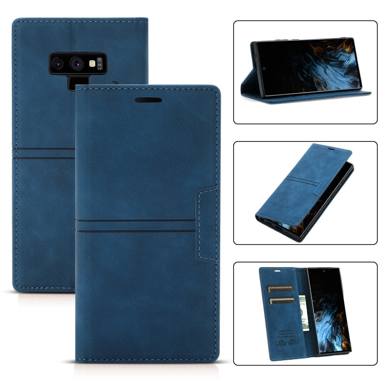 For Samsung Galaxy Note9 Dream Magnetic Suction Business Horizontal Flip PU Leather Case with Holder & Card Slot & Wallet