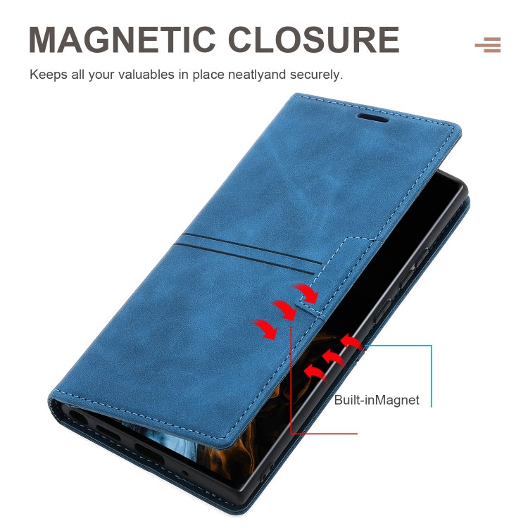 For Samsung Galaxy Note9 Dream Magnetic Suction Business Horizontal Flip PU Leather Case with Holder & Card Slot & Wallet