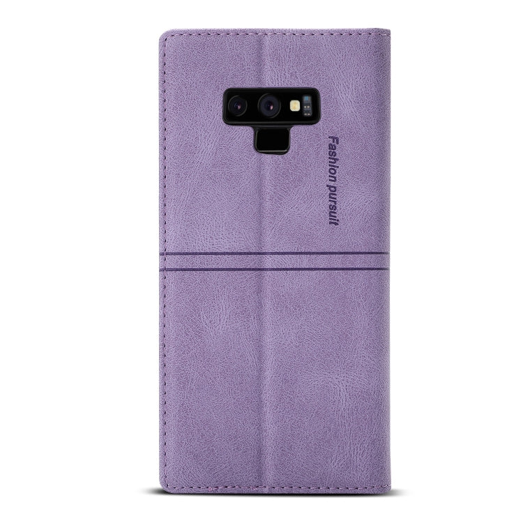 For Samsung Galaxy Note9 Dream Magnetic Suction Business Horizontal Flip PU Leather Case with Holder & Card Slot & Wallet