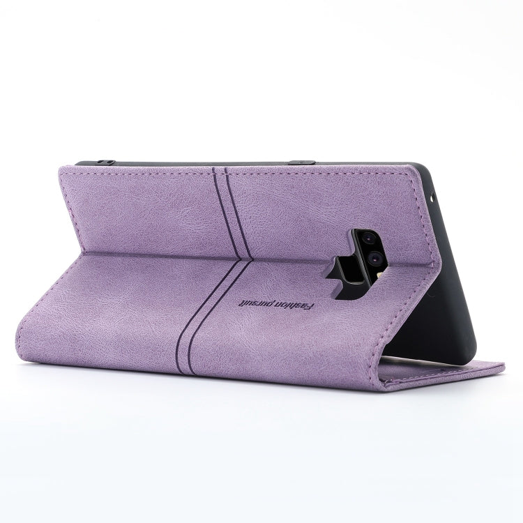 For Samsung Galaxy Note9 Dream Magnetic Suction Business Horizontal Flip PU Leather Case with Holder & Card Slot & Wallet