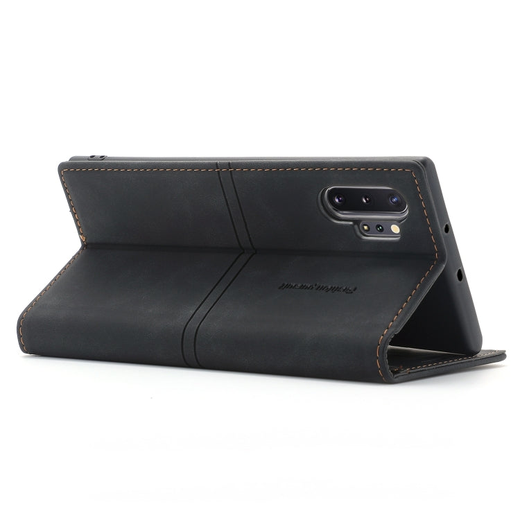 For Samsung Galaxy Note10 Dream Magnetic Suction Business Horizontal Flip PU Leather Case with Holder & Card Slot & Wallet