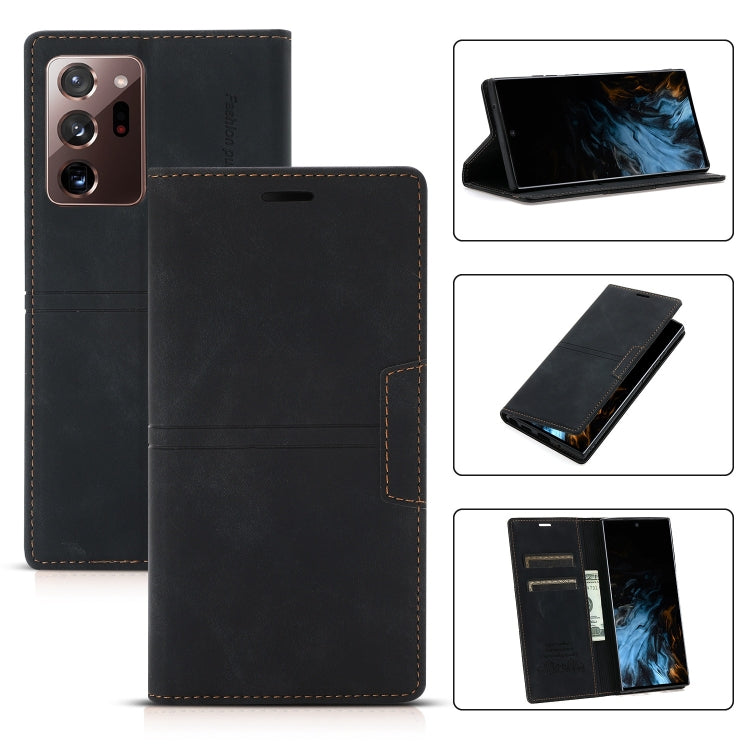 For Samsung Galaxy Note20 Dream Magnetic Suction Business Horizontal Flip PU Leather Case with Holder & Card Slot & Wallet