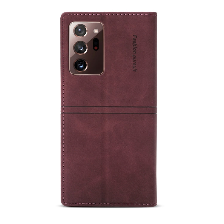 For Samsung Galaxy Note20 Dream Magnetic Suction Business Horizontal Flip PU Leather Case with Holder & Card Slot & Wallet