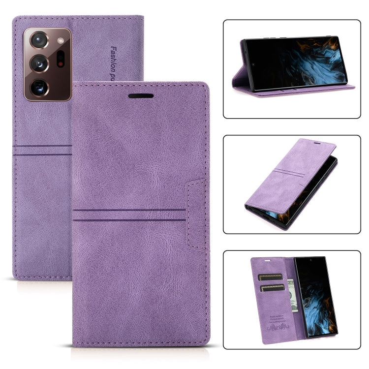 For Samsung Galaxy Note20 Dream Magnetic Suction Business Horizontal Flip PU Leather Case with Holder & Card Slot & Wallet