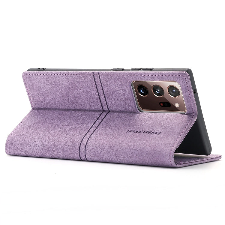 For Samsung Galaxy Note20 Dream Magnetic Suction Business Horizontal Flip PU Leather Case with Holder & Card Slot & Wallet