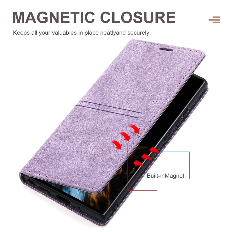 For Samsung Galaxy Note20 Dream Magnetic Suction Business Horizontal Flip PU Leather Case with Holder & Card Slot & Wallet