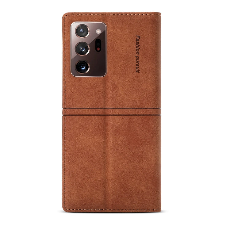 For Samsung Galaxy Note20 Dream Magnetic Suction Business Horizontal Flip PU Leather Case with Holder & Card Slot & Wallet