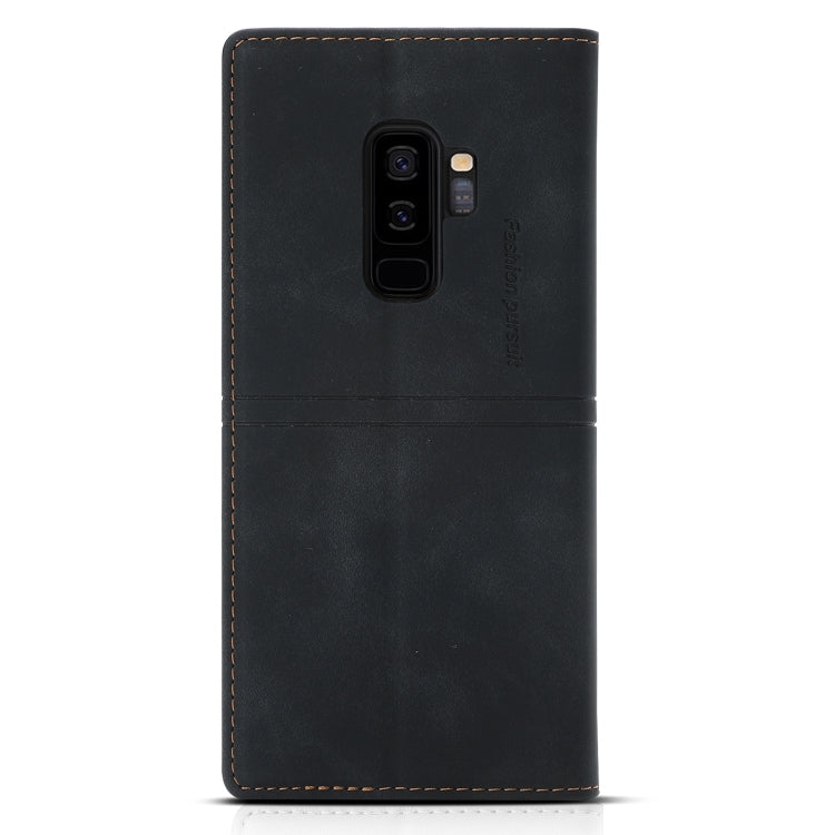 For Samsung Galaxy S9 Dream Magnetic Suction Business Horizontal Flip PU Leather Case with Holder & Card Slot & Wallet