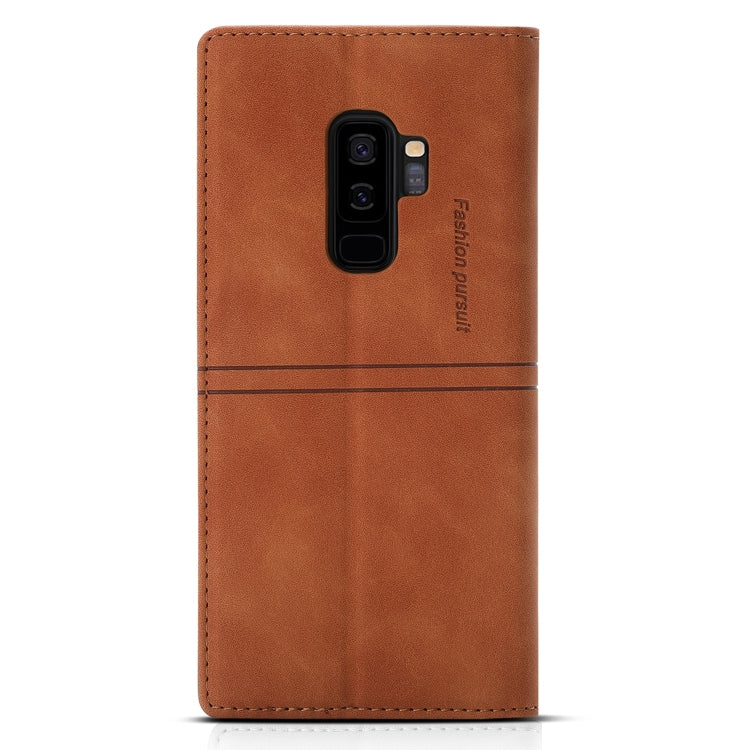 For Samsung Galaxy S9 Dream Magnetic Suction Business Horizontal Flip PU Leather Case with Holder & Card Slot & Wallet
