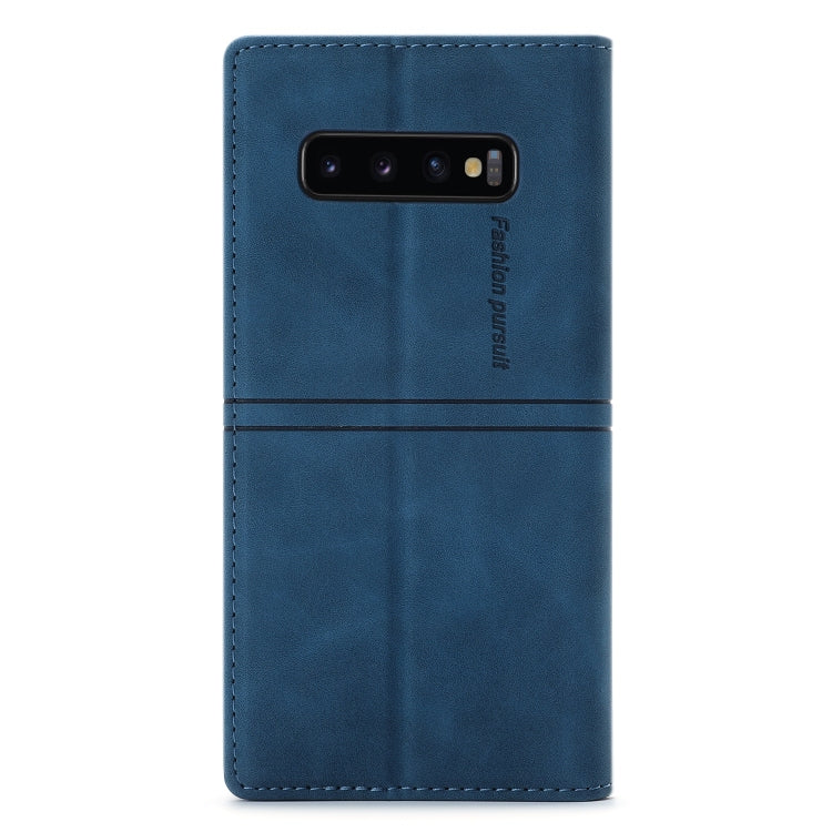 For Samsung Galaxy S10+ Dream Magnetic Suction Business Horizontal Flip PU Leather Case with Holder & Card Slot & Wallet