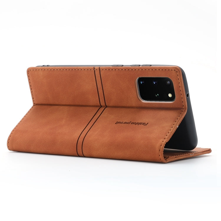 For Samsung Galaxy S20 Dream Magnetic Suction Business Horizontal Flip PU Leather Case with Holder & Card Slot & Wallet