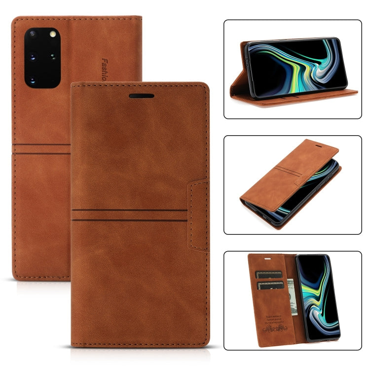 For Samsung Galaxy S20 Dream Magnetic Suction Business Horizontal Flip PU Leather Case with Holder & Card Slot & Wallet