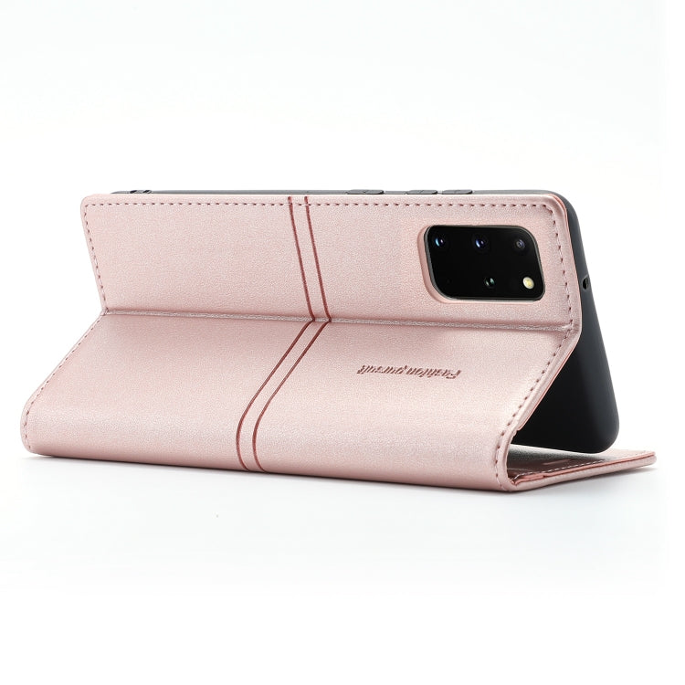 For Samsung Galaxy S20+ Dream Magnetic Suction Business Horizontal Flip PU Leather Case with Holder & Card Slot & Wallet