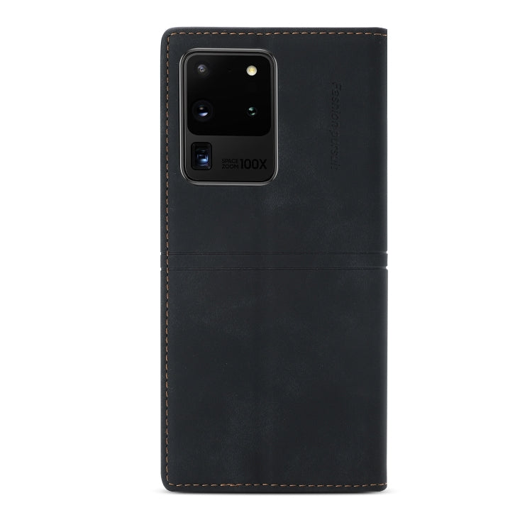 For Samsung Galaxy S20 Ultra Dream Magnetic Suction Business Horizontal Flip PU Leather Case with Holder & Card Slot & Wallet
