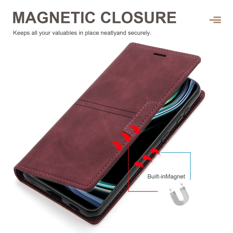 For Samsung Galaxy S20 Ultra Dream Magnetic Suction Business Horizontal Flip PU Leather Case with Holder & Card Slot & Wallet
