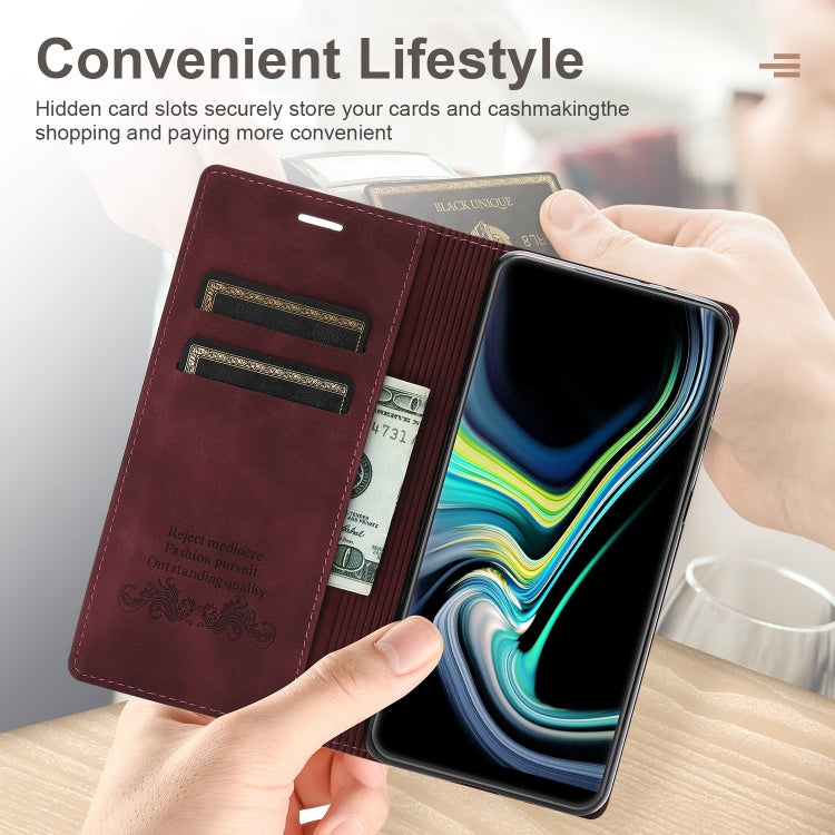 For Samsung Galaxy S20 Ultra Dream Magnetic Suction Business Horizontal Flip PU Leather Case with Holder & Card Slot & Wallet