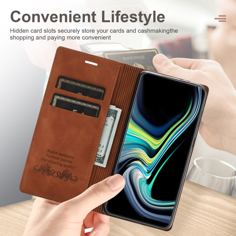 For Samsung Galaxy S20 Ultra Dream Magnetic Suction Business Horizontal Flip PU Leather Case with Holder & Card Slot & Wallet
