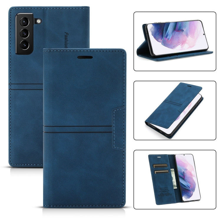 For Samsung Galaxy S21+ 5G Dream Magnetic Suction Business Horizontal Flip PU Leather Case with Holder & Card Slot & Wallet