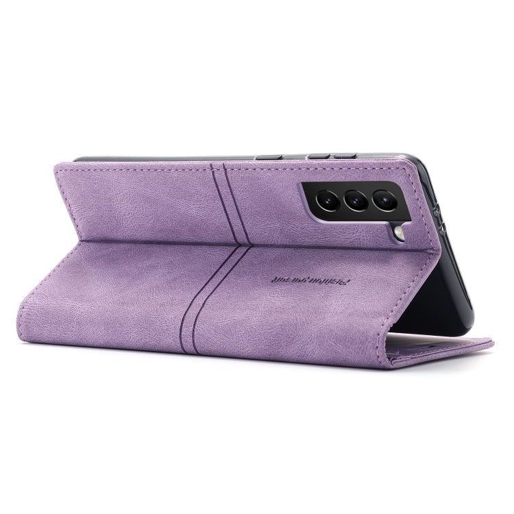 For Samsung Galaxy S21+ 5G Dream Magnetic Suction Business Horizontal Flip PU Leather Case with Holder & Card Slot & Wallet