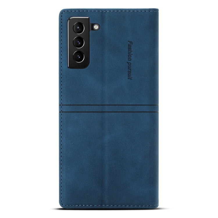 For Samsung Galaxy S21 FE 5G Dream Magnetic Suction Business Horizontal Flip PU Leather Case with Holder & Card Slot & Wallet