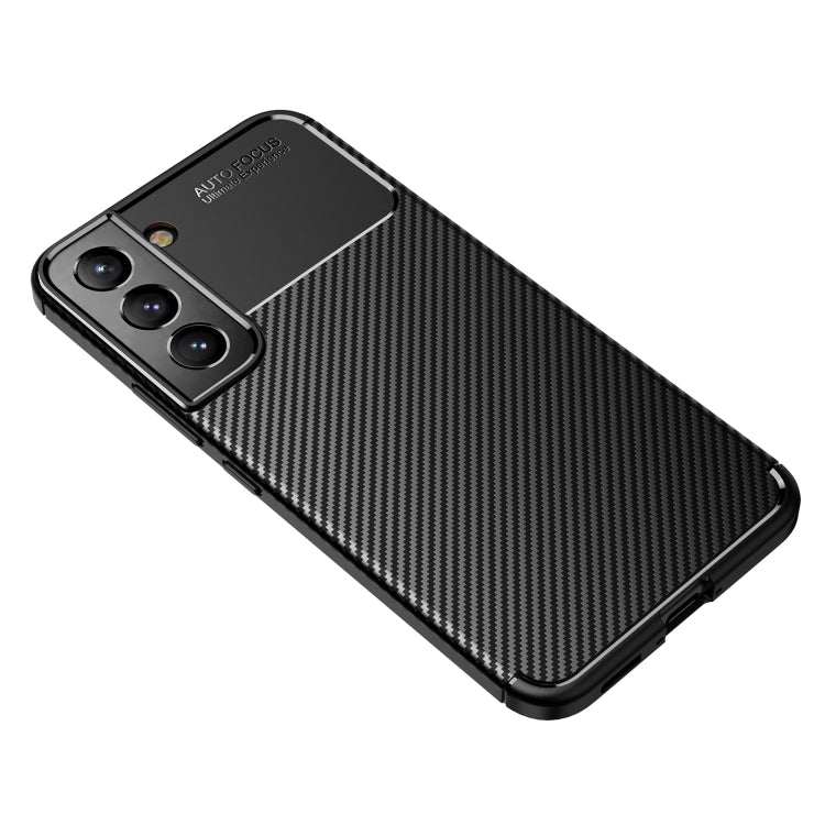 For Samsung Galaxy S22 Carbon Fiber Texture Shockproof TPU Case