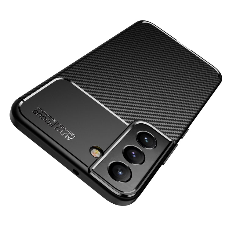 For Samsung Galaxy S22 Carbon Fiber Texture Shockproof TPU Case