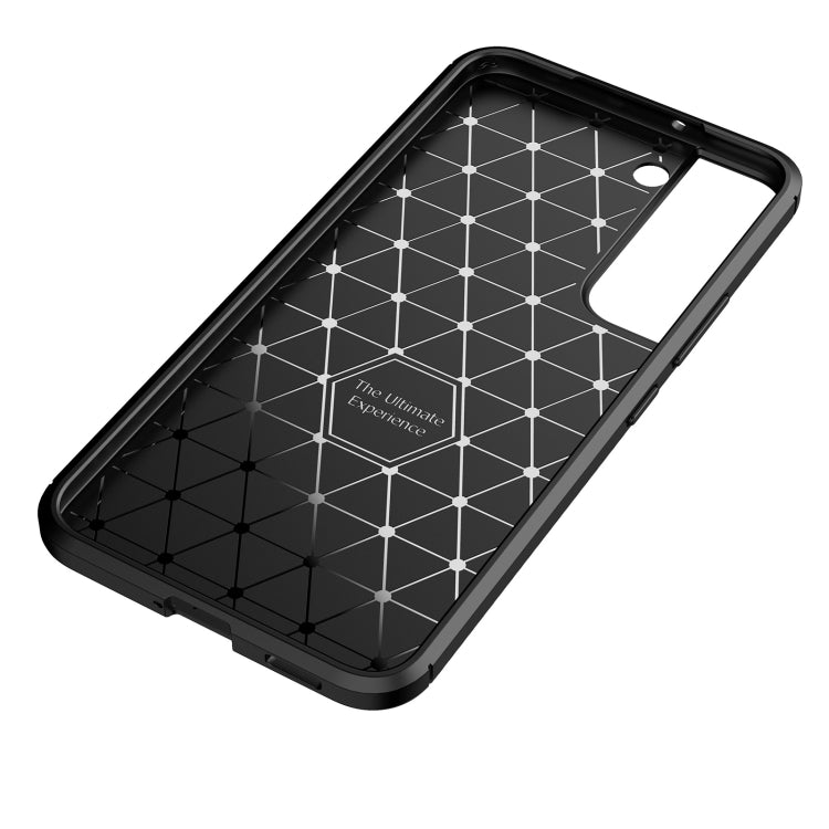 For Samsung Galaxy S22 Pro Carbon Fiber Texture Shockproof TPU Case