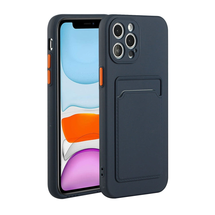 For iPhone 13 Pro Max Card Slot Design Shockproof TPU Protective Case