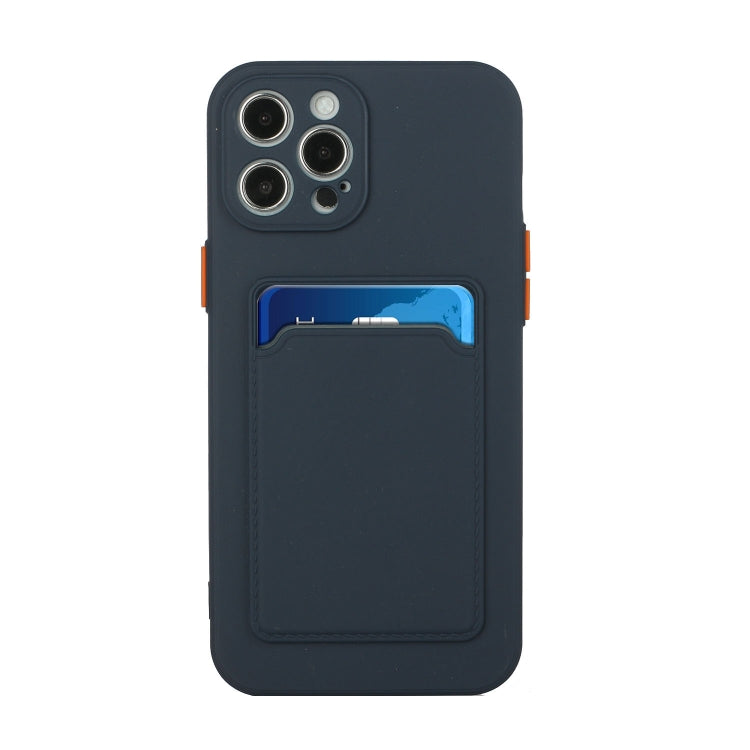 For iPhone 13 Pro Max Card Slot Design Shockproof TPU Protective Case