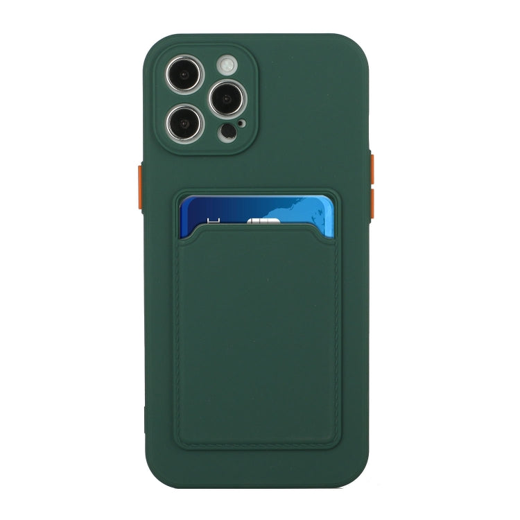 For iPhone 13 Pro Max Card Slot Design Shockproof TPU Protective Case