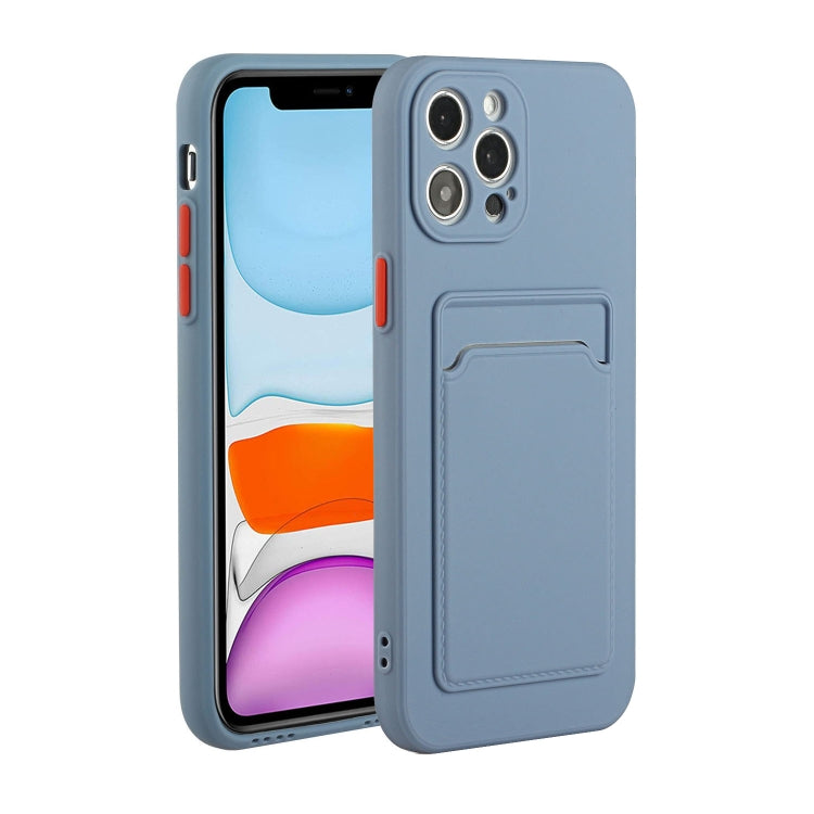 For iPhone 13 Pro Max Card Slot Design Shockproof TPU Protective Case
