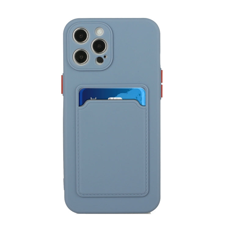 For iPhone 13 Pro Max Card Slot Design Shockproof TPU Protective Case