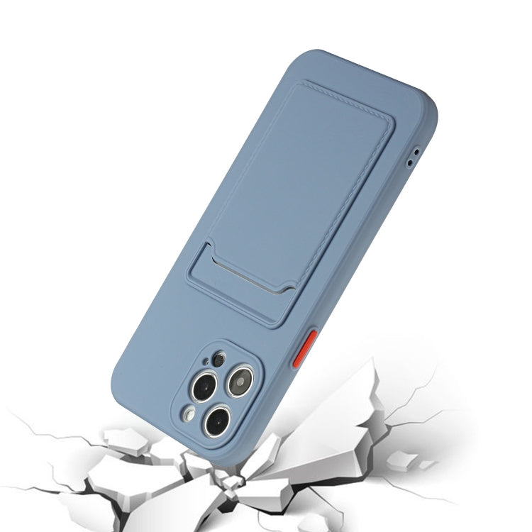 For iPhone 13 Pro Max Card Slot Design Shockproof TPU Protective Case